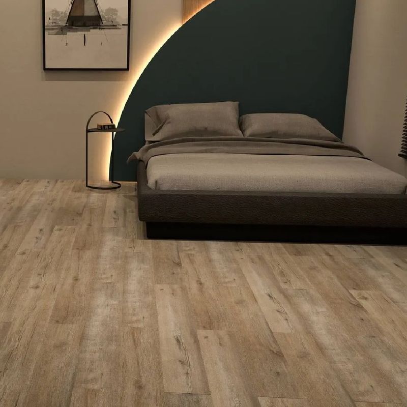 Piso vinílico residencial em ambiente interno